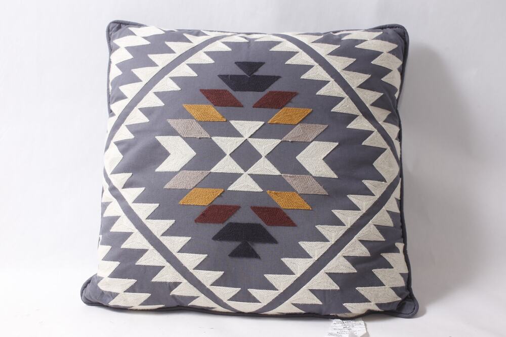 Pendleton Aztec-style Geometric Throw Pillow 15" Square ~ 260917-WH 29